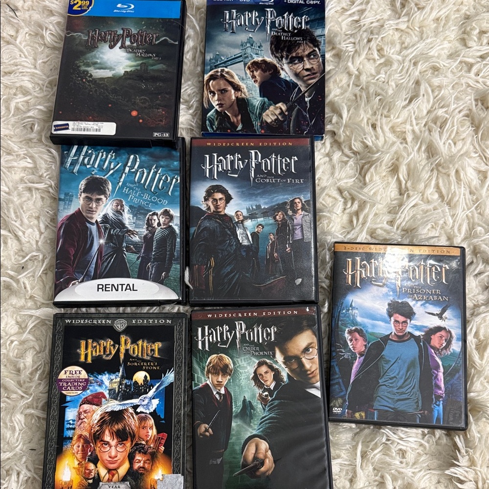 Harry Potter Movie DVD Collection - Black